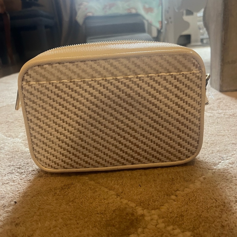 Kate Spade Ivory Woven Crossbody Bag - Picture 3 of 9